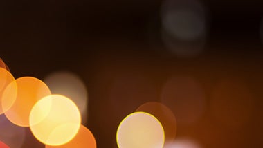 blurry orange light at night